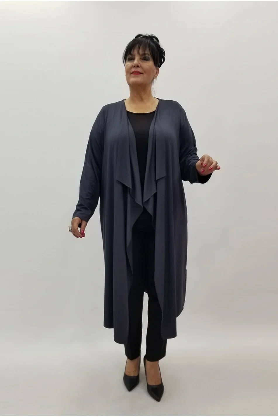 Miraggio Büyük Beden Ceket 4017 ANTRASİT