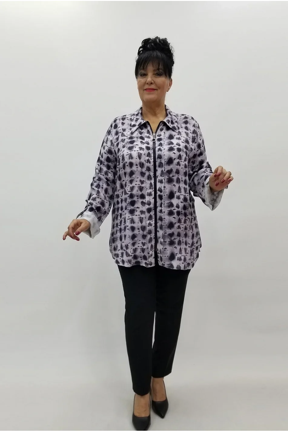 Miraggio Büyük Beden Ceket 4033 ANTRASİT