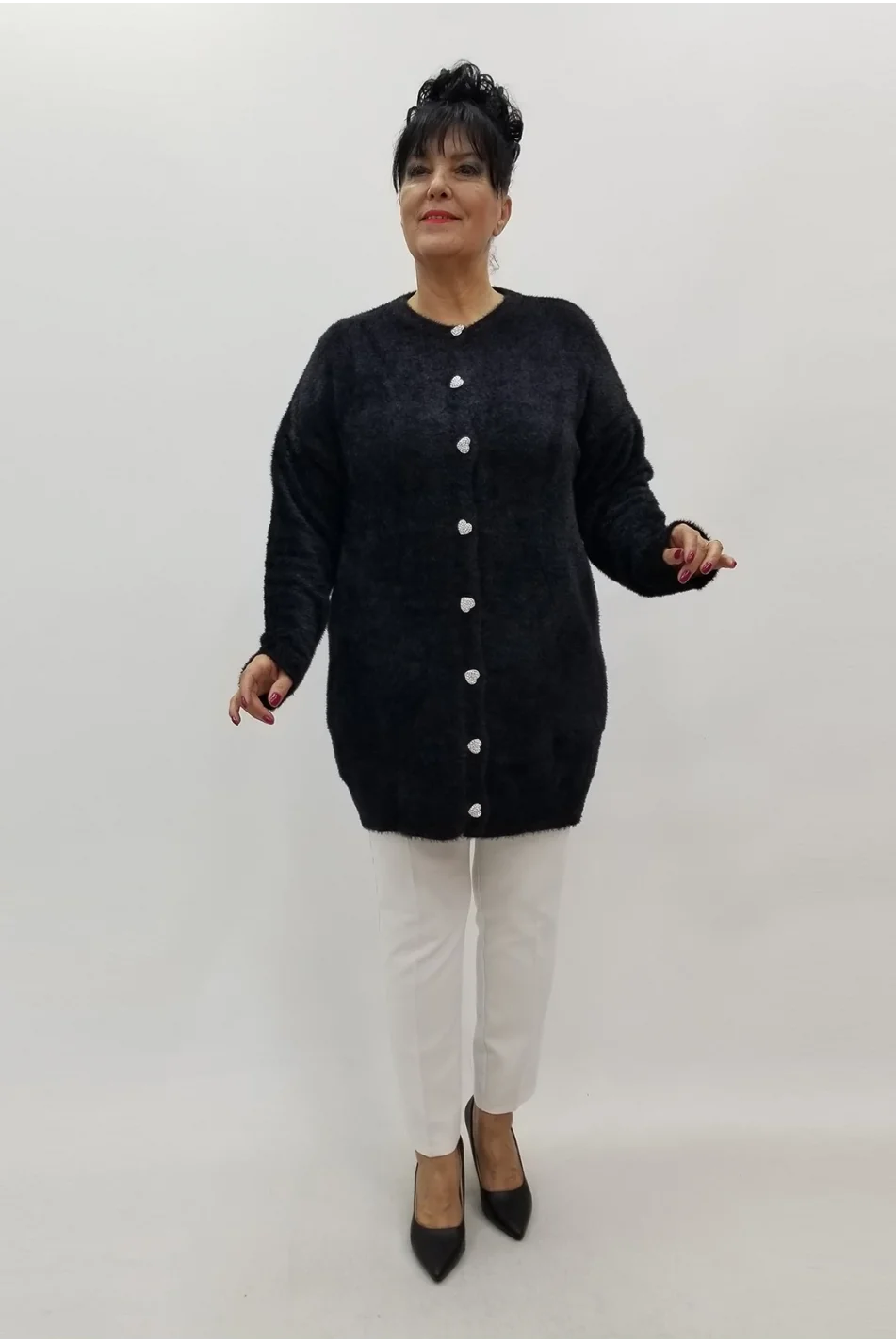 Miraggio Büyük Beden Ceket 4044 SİYAH