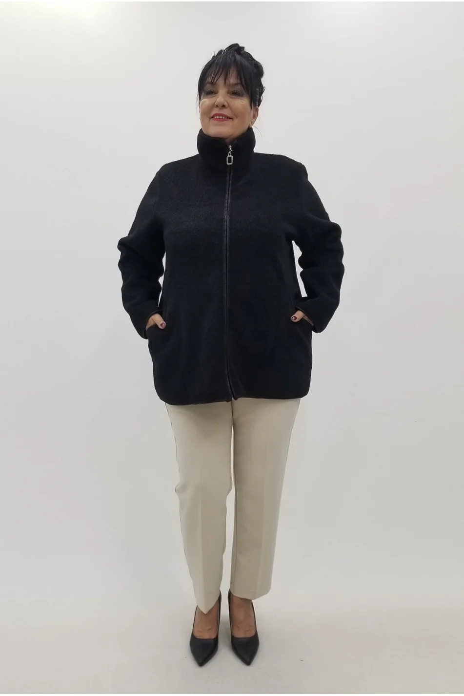 Miraggio Büyük Beden Ceket 4066 SİYAH