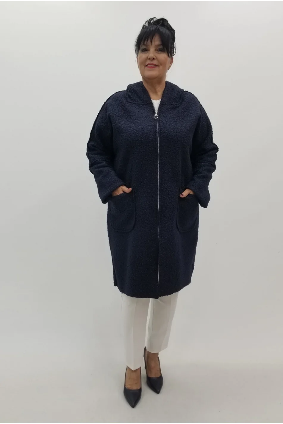 Miraggio Büyük Beden Ceket 4076 LACİVERT