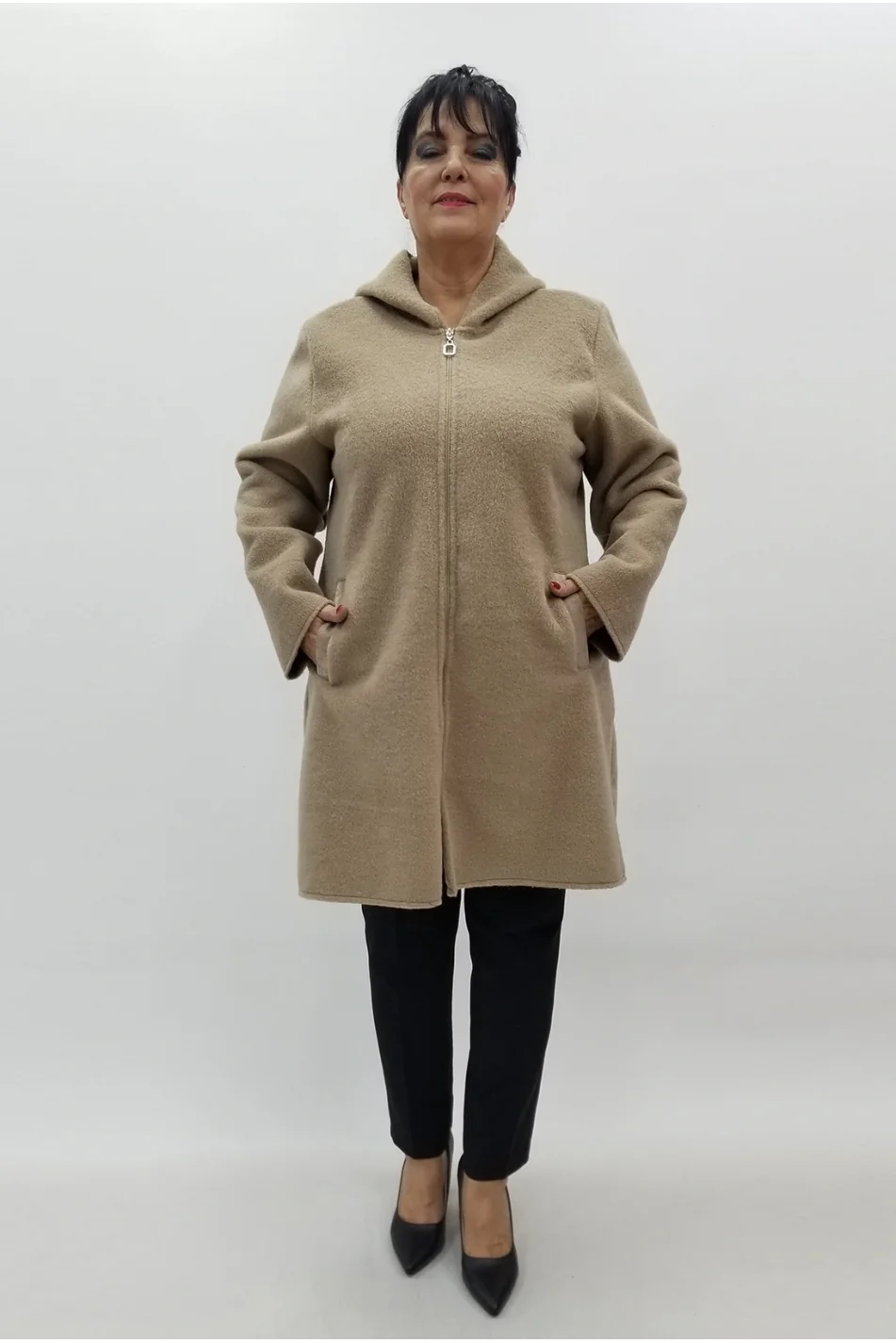 Miraggio Büyük Beden Ceket 4082 BEJ