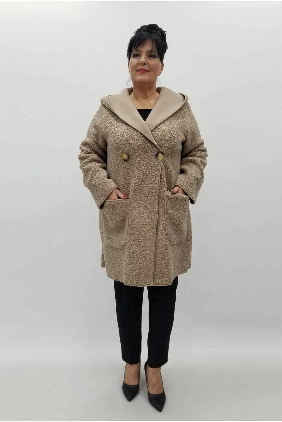 Miraggio Büyük Beden Ceket 4083 BEJ