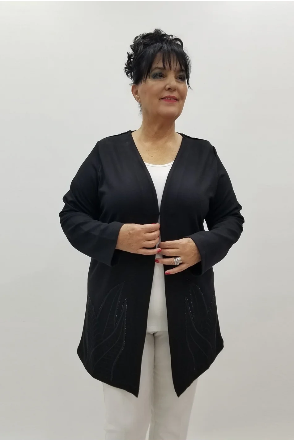 Miraggio Büyük Beden Ceket 4123 SİYAH