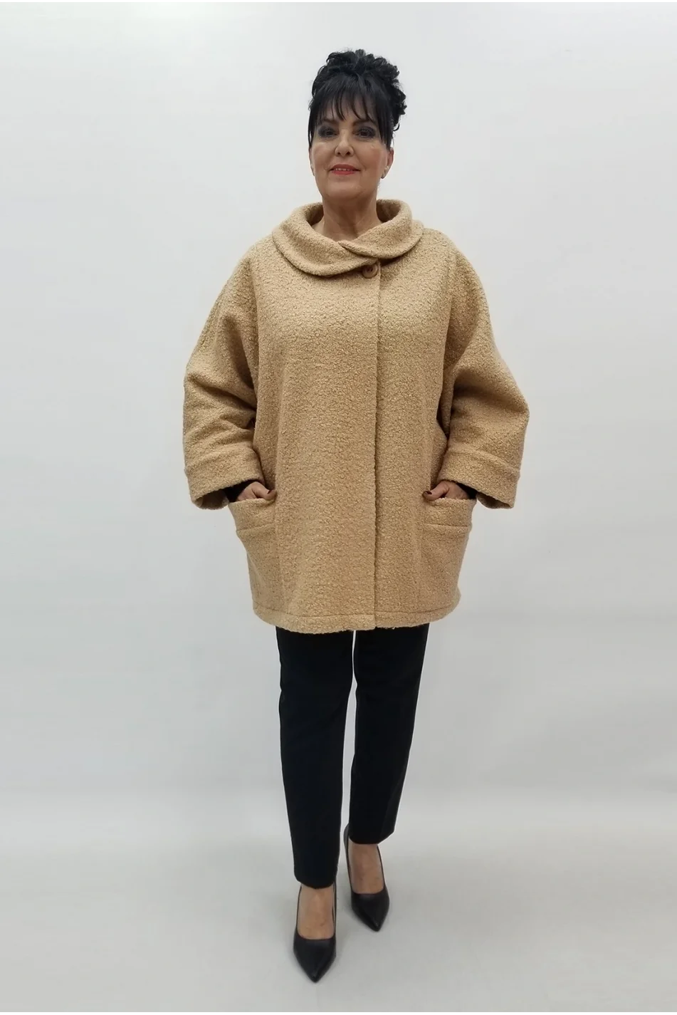 Miraggio Büyük Beden Ceket 4129 BEJ