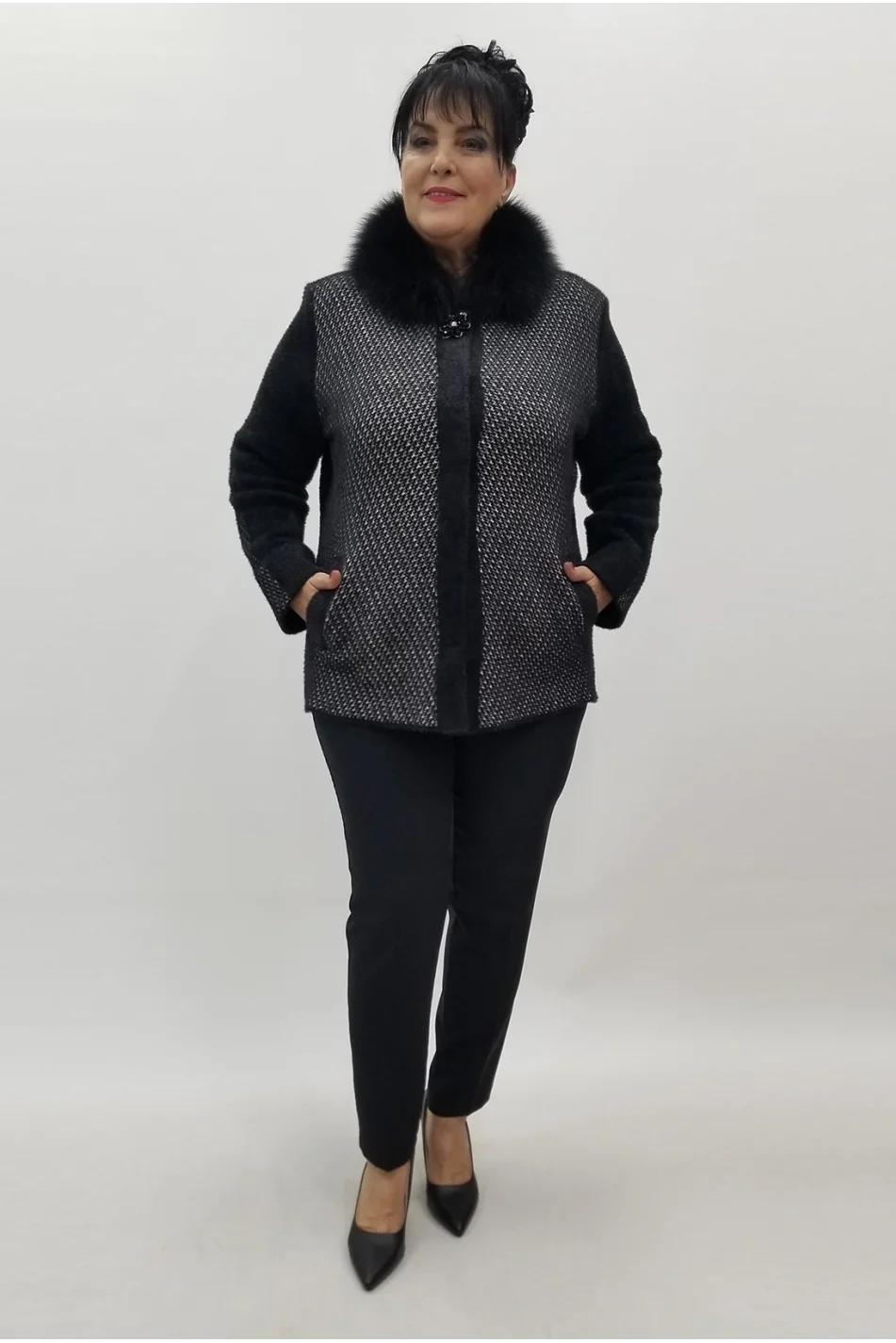 Miraggio Büyük Beden Ceket 4138 SİYAH