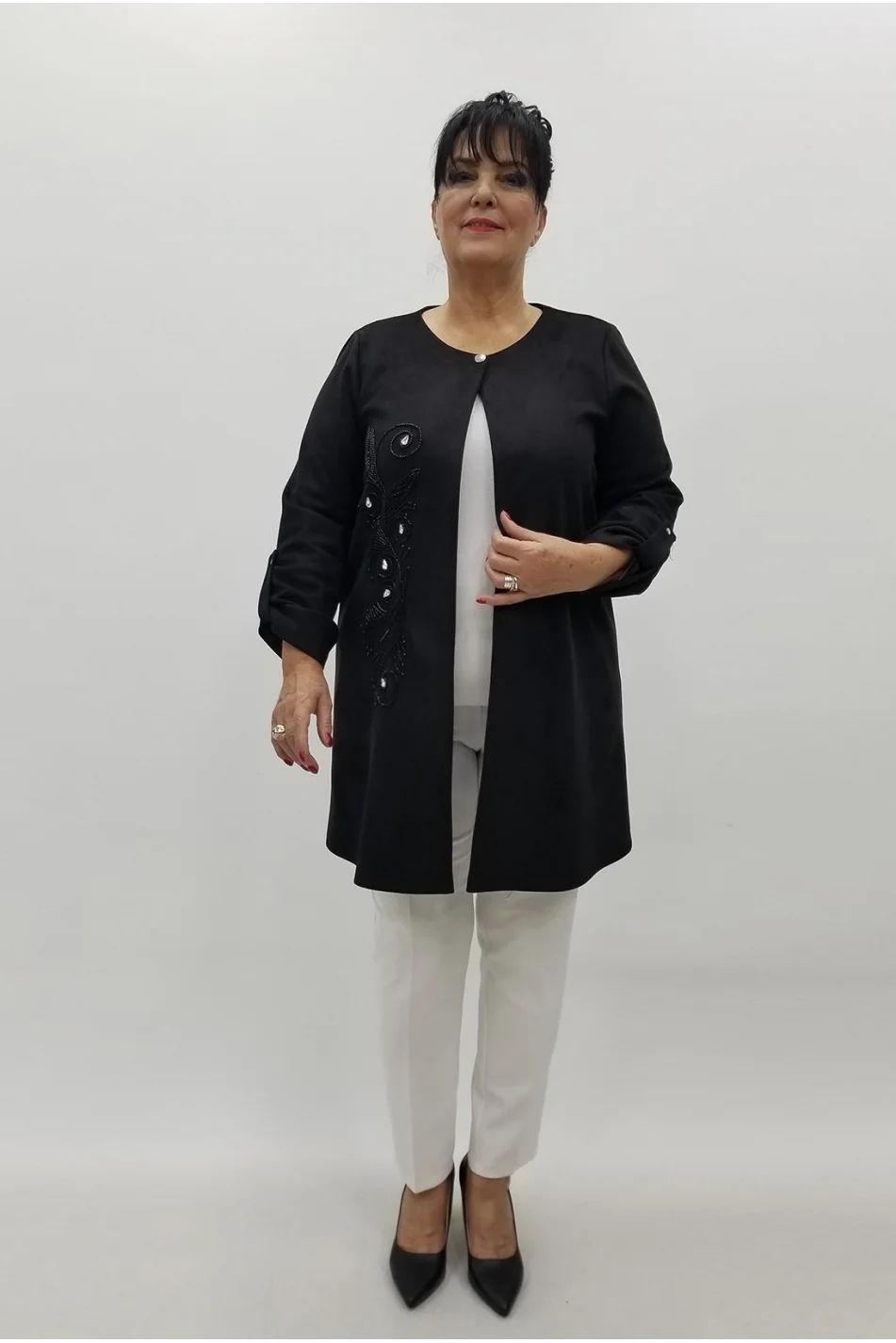 Miraggio Büyük Beden Ceket 4154 SİYAH