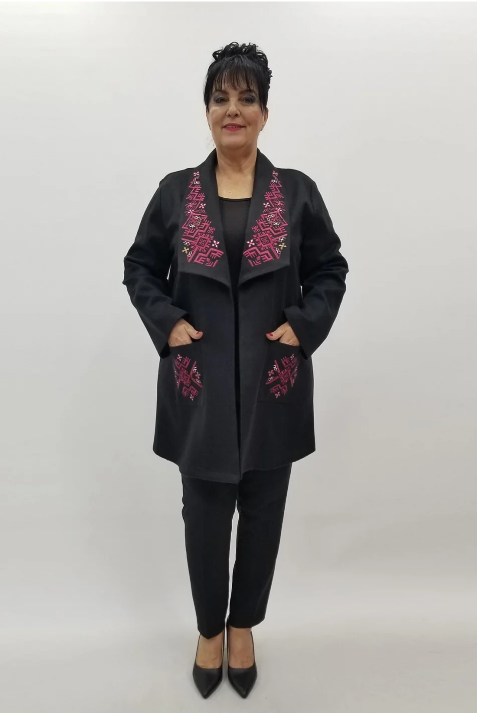 Miraggio Büyük Beden Ceket 4155 SİYAH