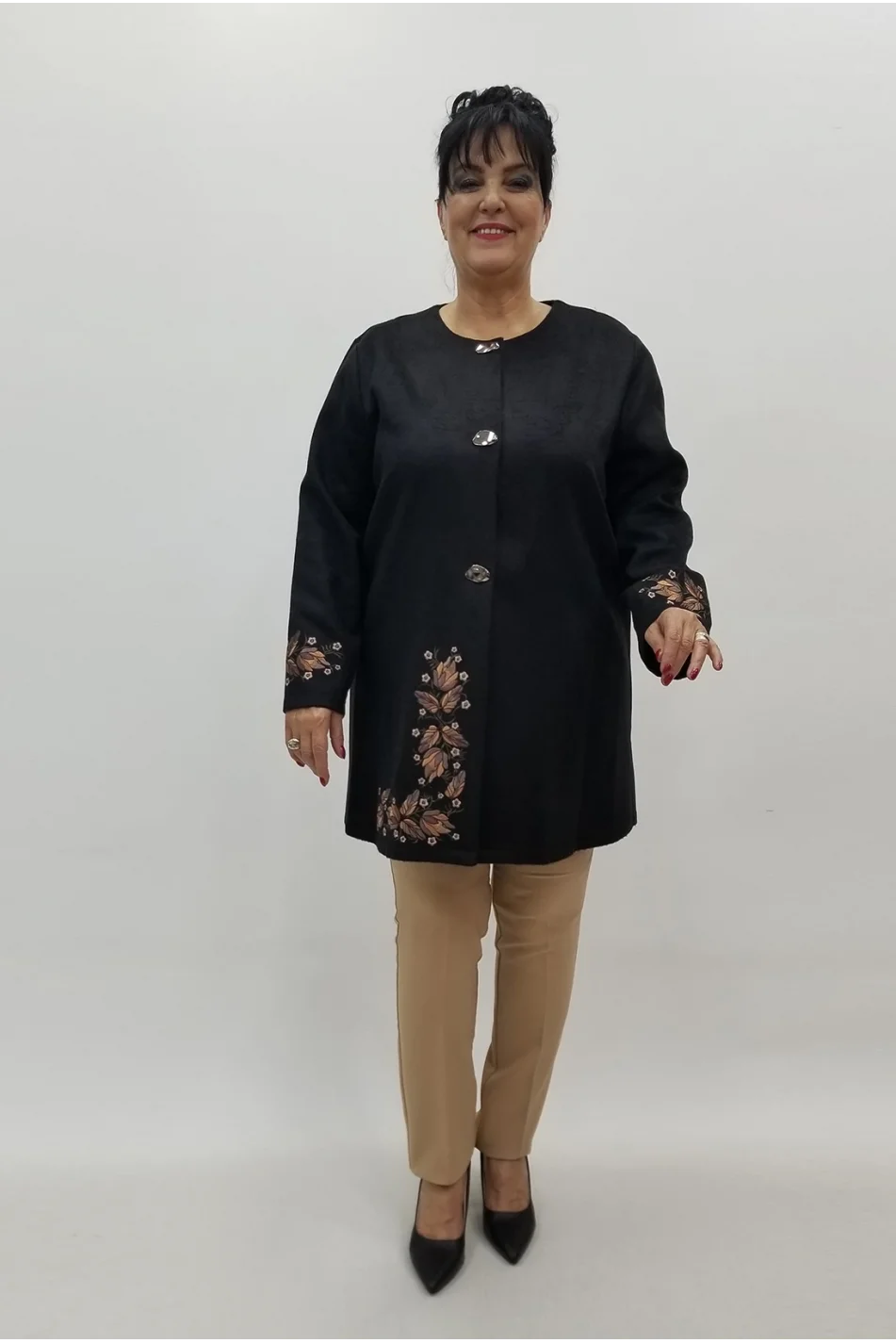 Miraggio Büyük Beden Ceket 4156 SİYAH