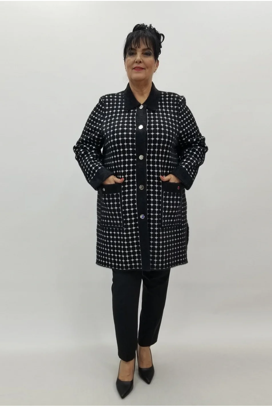 Miraggio Büyük Beden Ceket 4160 SİYAH