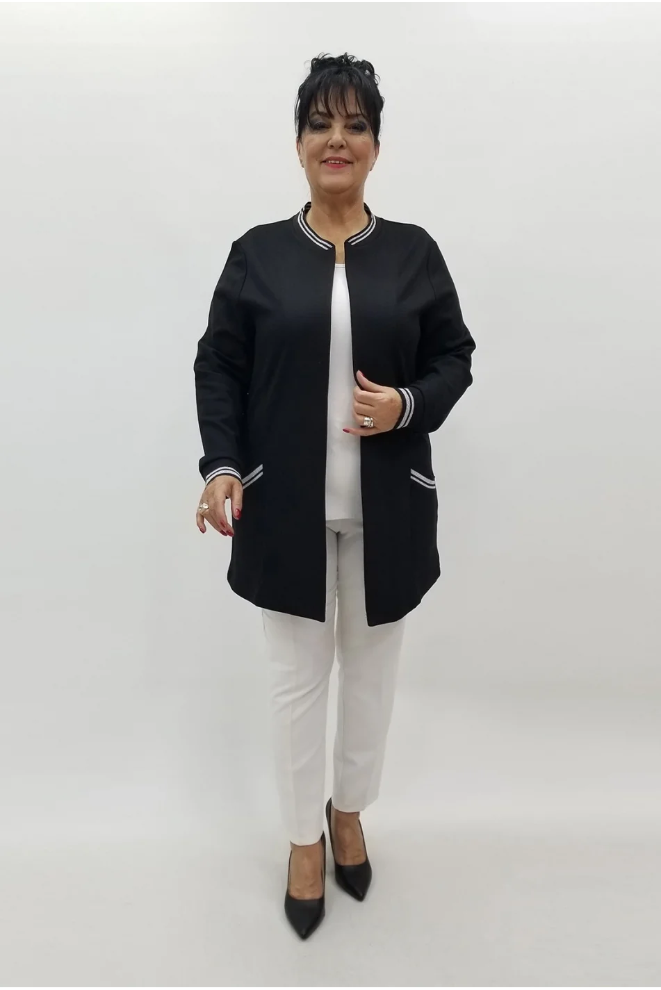 Miraggio Büyük Beden Ceket 4170 SİYAH