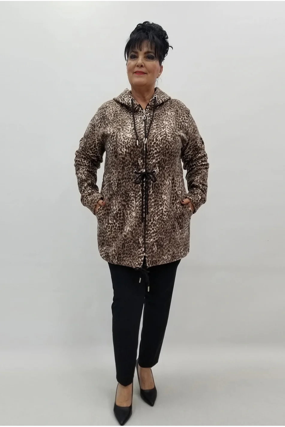 Miraggio Büyük Beden Ceket 4194 KAHVE