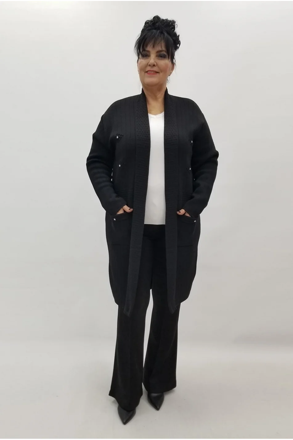 Miraggio Büyük Beden Ceket 4198 SİYAH