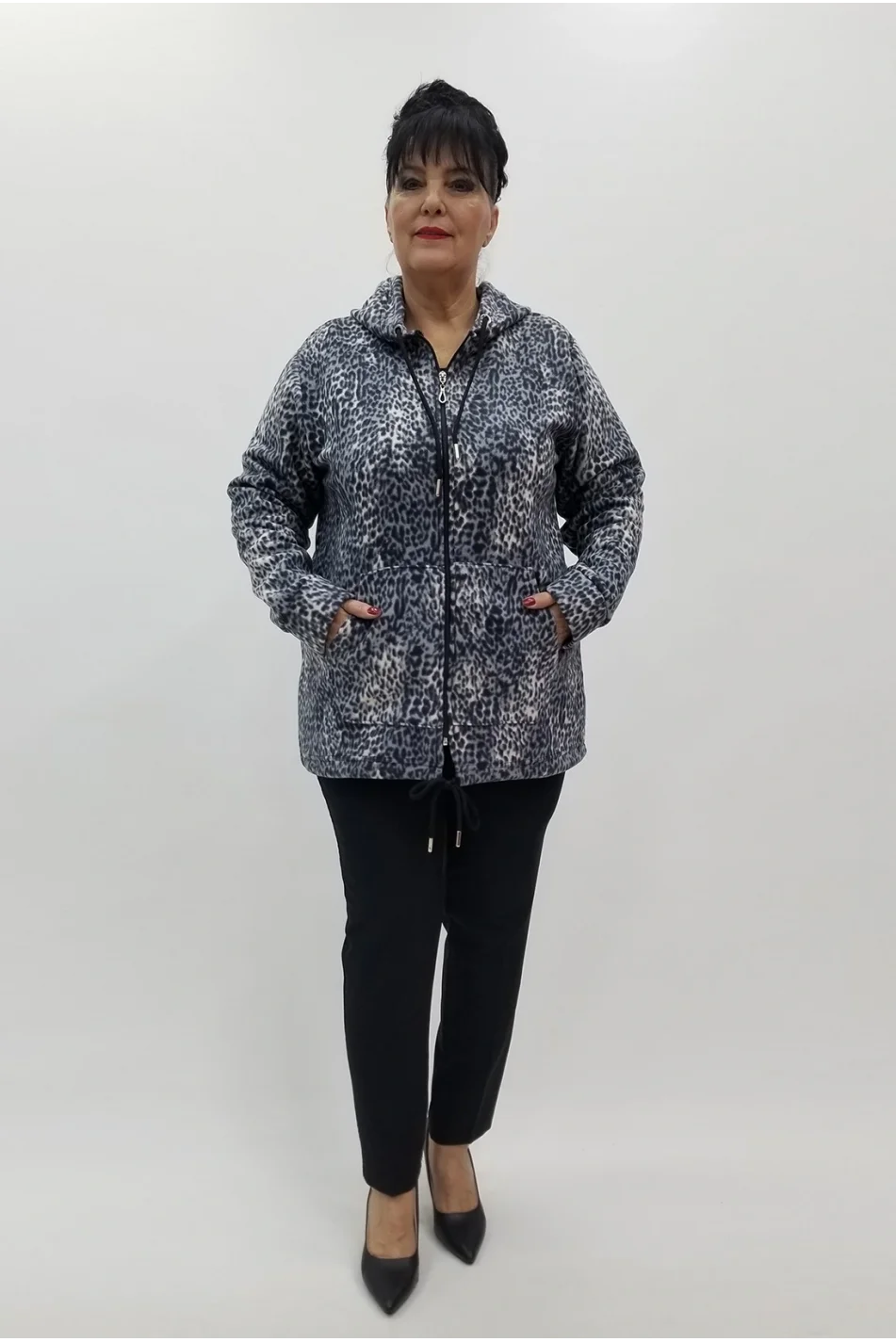 Miraggio Büyük Beden Ceket 4229 GRİ