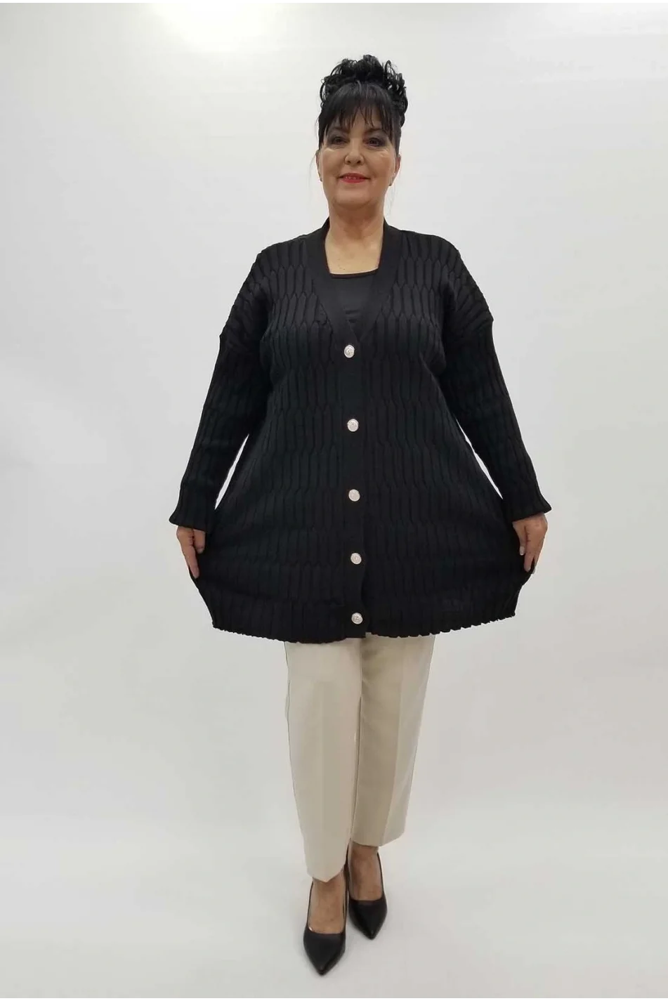 Miraggio Büyük Beden Ceket 4235 SİYAH