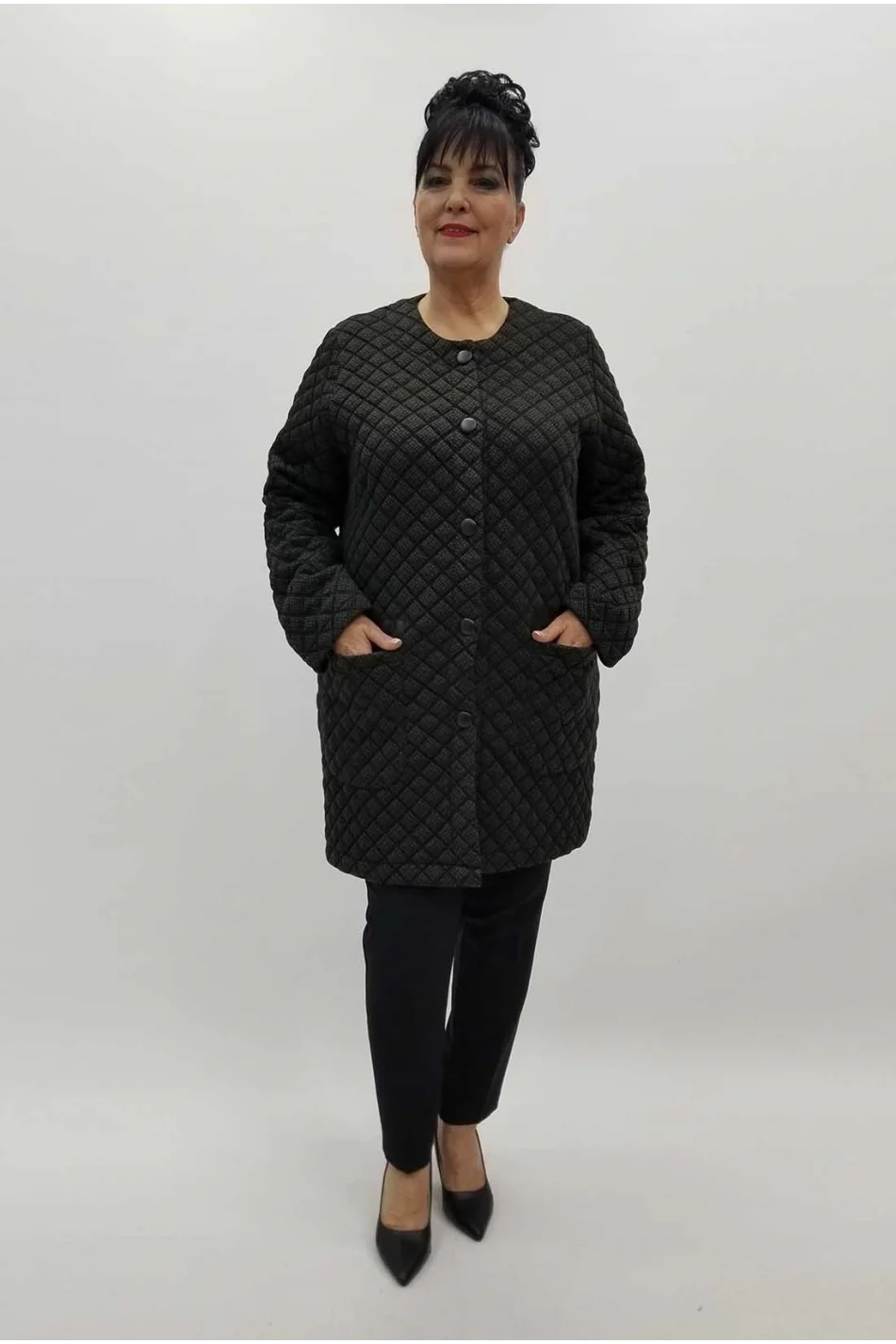 Miraggio Büyük Beden Ceket 4254 HAKİ