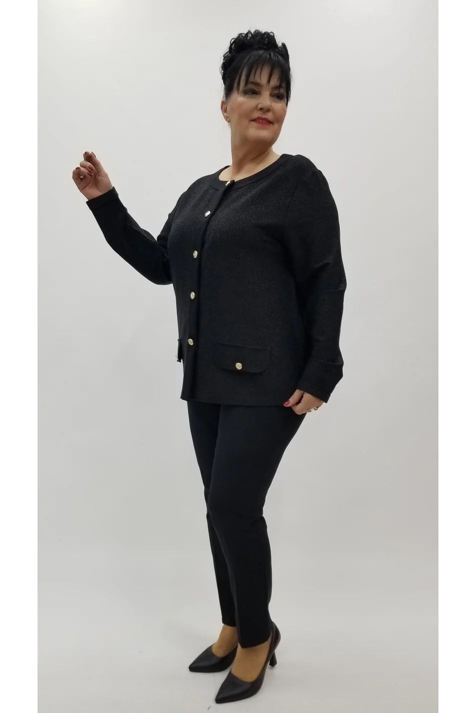 Miraggio Büyük Beden Ceket 4337 SİYAH