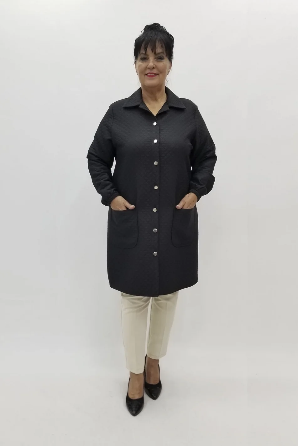 Miraggio Büyük Beden Ceket 98081 SİYAH