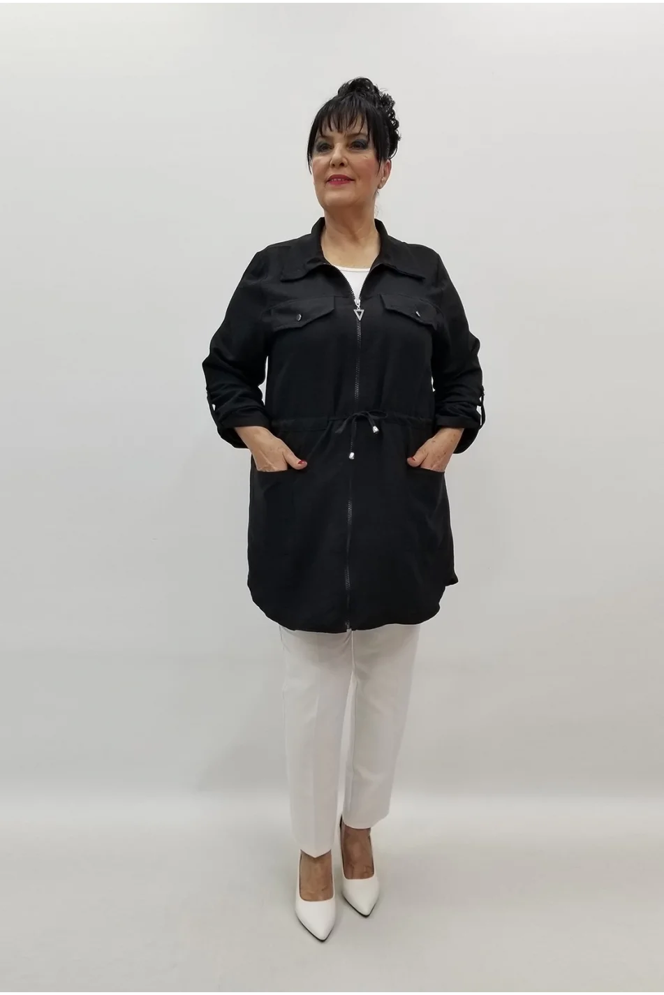 Miraggio Büyük Beden Ceket 98395 SİYAH