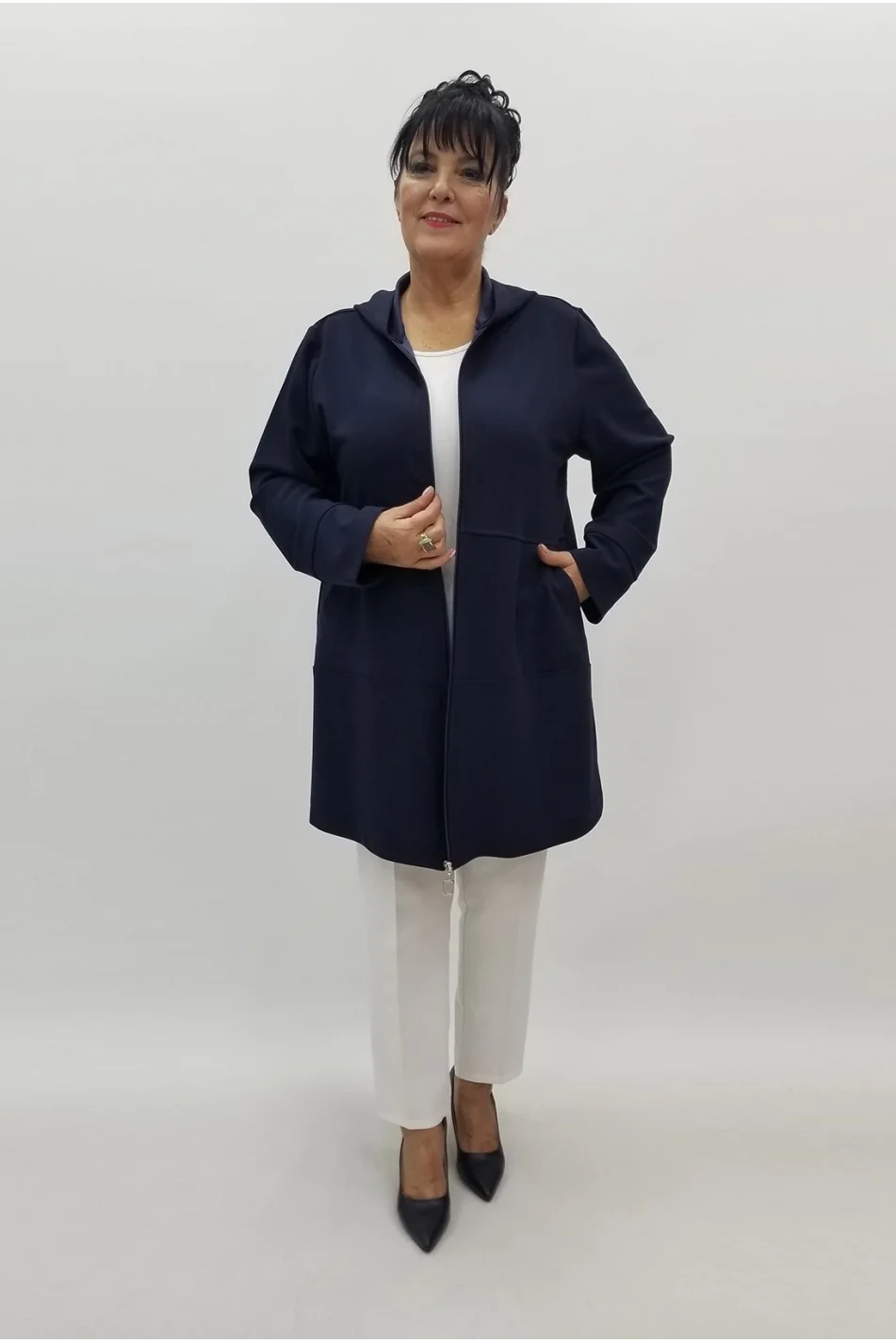 Miraggio Büyük Beden Ceket 99063 LACİVERT