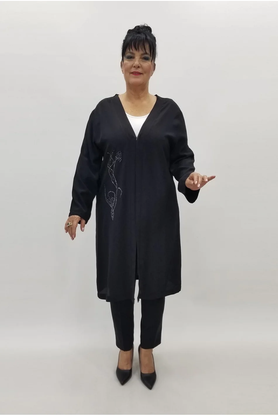 Miraggio Büyük Beden Ceket 99069 SİYAH