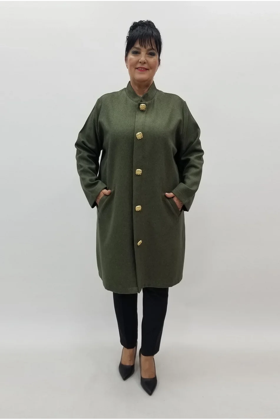 Miraggio Büyük Beden Ceket 99076 HAKİ