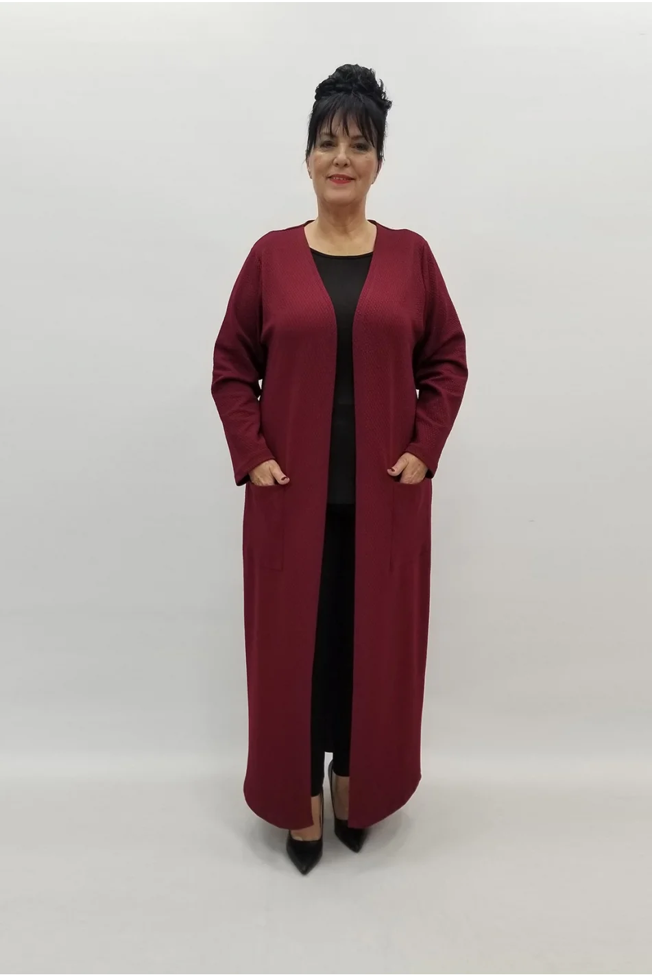 Miraggio Büyük Beden Ceket 99077 BORDO