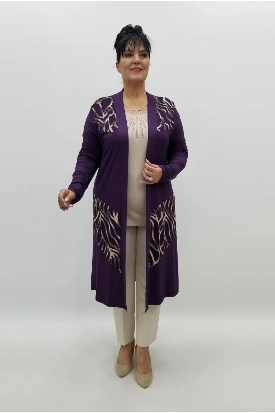 Miraggio Büyük Beden Ceket 99119 MOR