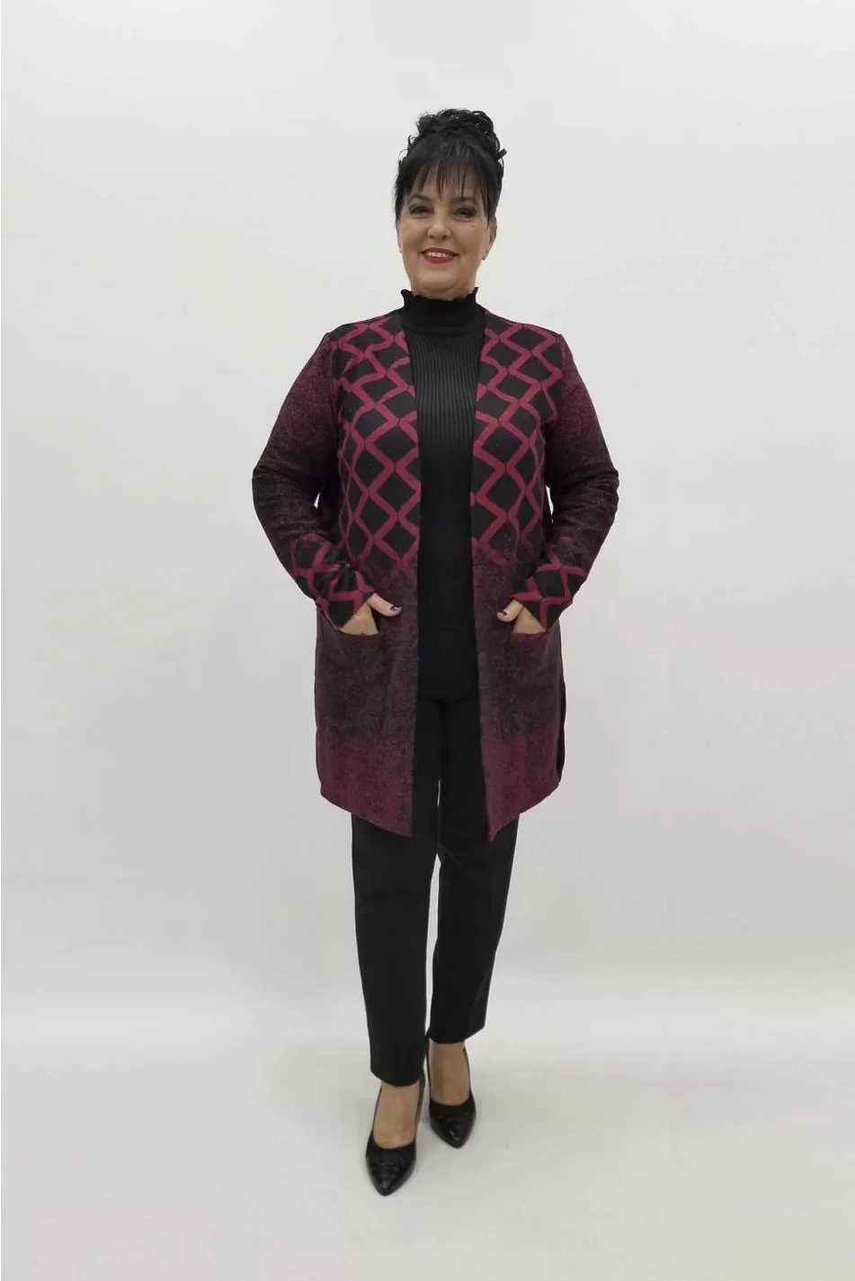 Miraggio Büyük Beden Ceket 99301 BORDO