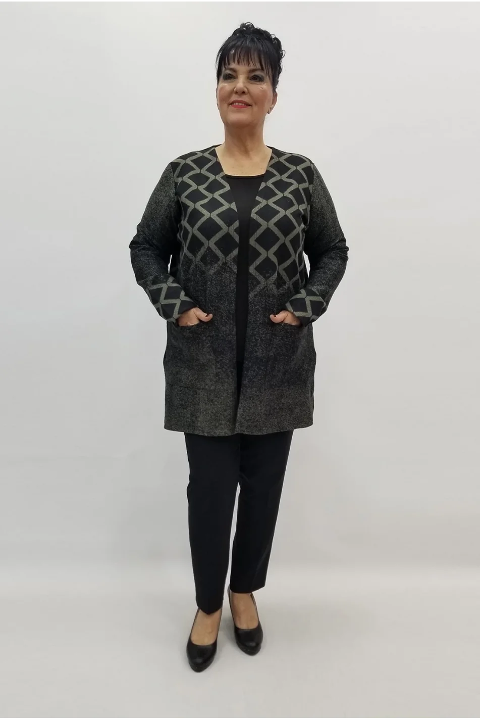 Miraggio Büyük Beden Ceket 99301 HAKİ