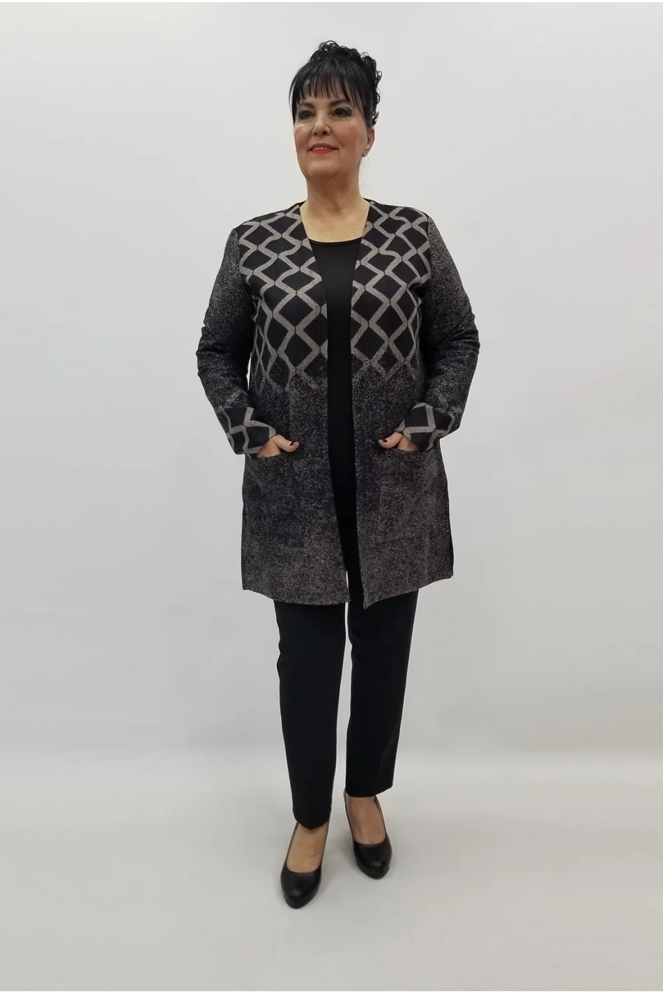 Miraggio Büyük Beden Ceket 99301 KAHVE