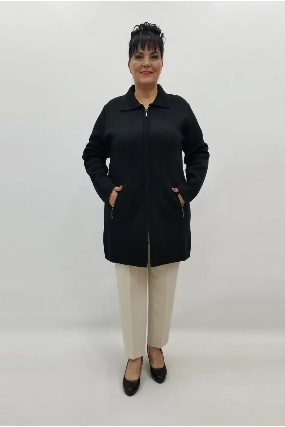 Miraggio Büyük Beden Ceket 99362 SİYAH