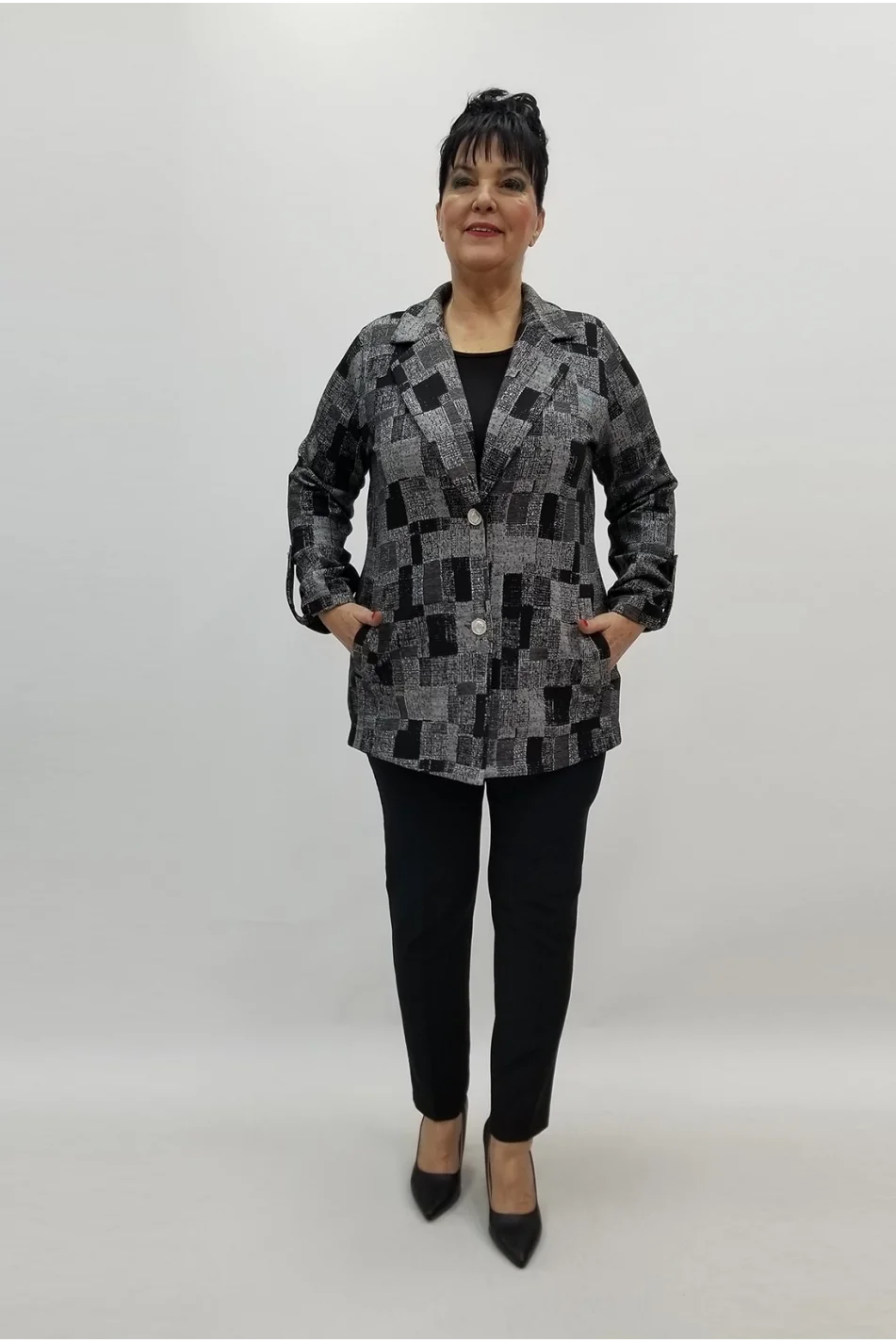 Miraggio Büyük Beden Ceket 99453 ANTRASİT