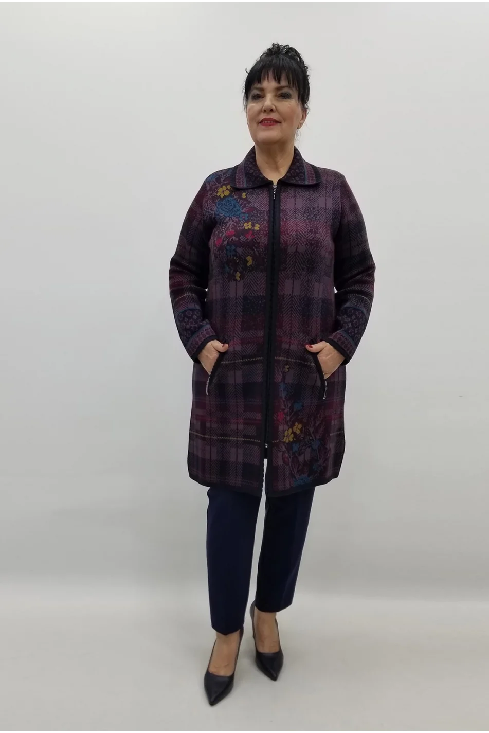 Miraggio Büyük Beden Ceket 99468 BORDO