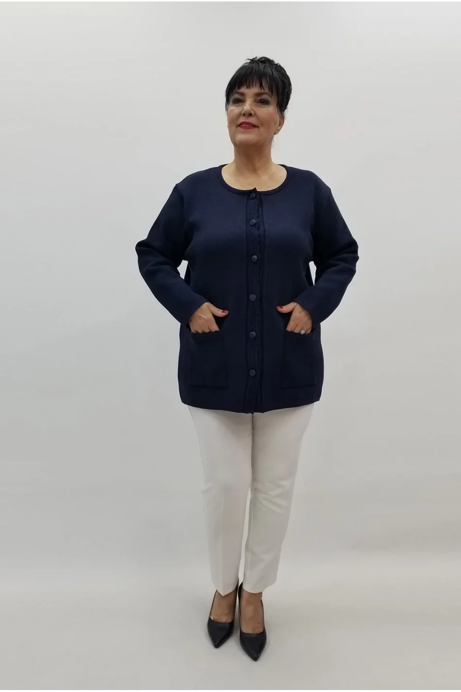 Miraggio Büyük Beden Ceket 99475 LACİVERT