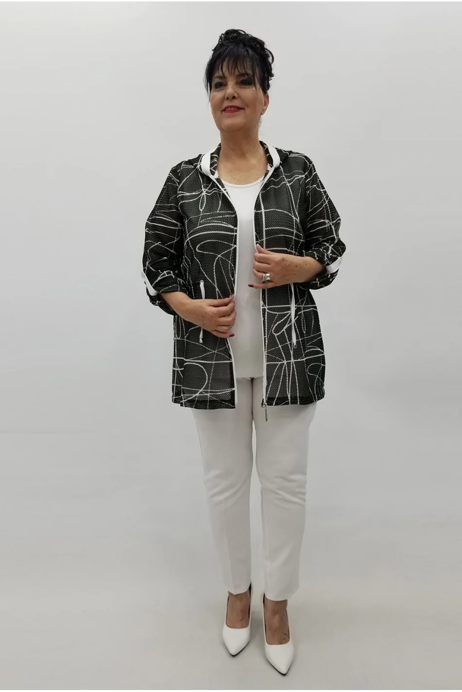 Miraggio Büyük Beden Ceket 99669 HAKİ