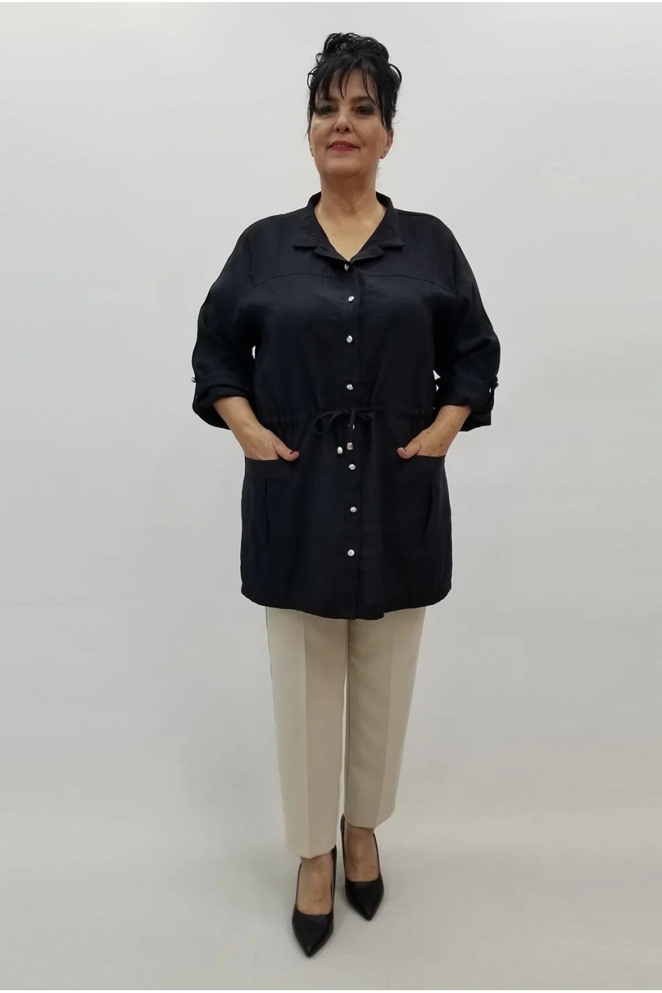 Miraggio Büyük Beden Ceket 99708 SİYAH