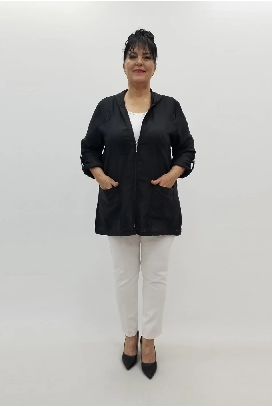 Miraggio Büyük Beden Ceket 99719 SİYAH