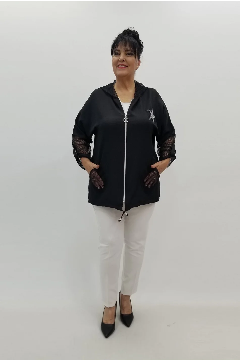 Miraggio Büyük Beden Ceket 99744 SİYAH