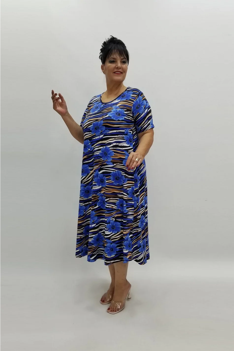 Miraggio Büyük Beden Elbise 97936 SAKS