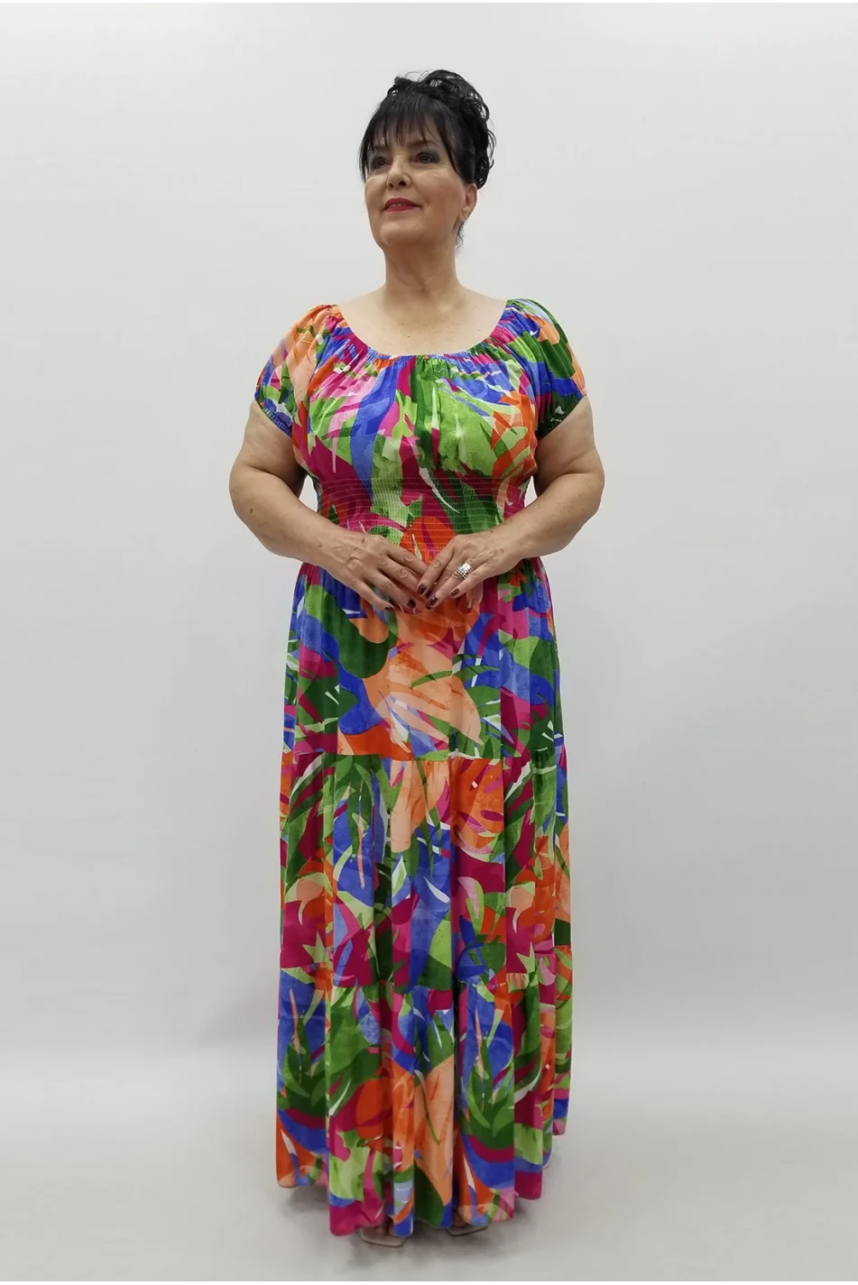 Miraggio Büyük Beden Elbise 98838 ORJİNAL