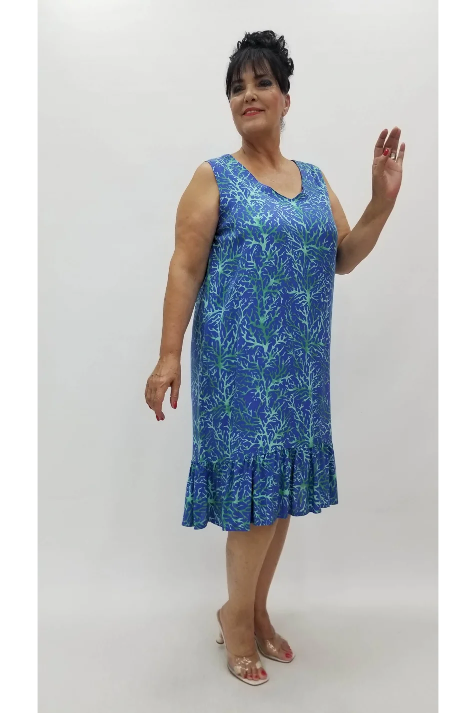 Miraggio Büyük Beden Elbise 99073 SAKS