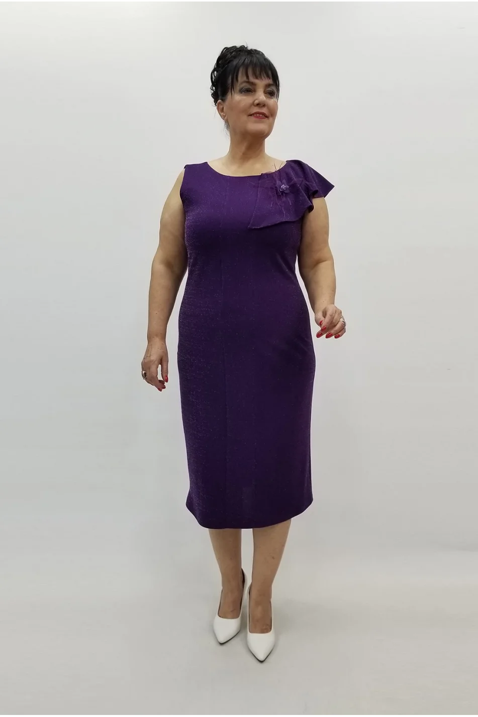 Miraggio Büyük Beden Elbise 99435 MOR