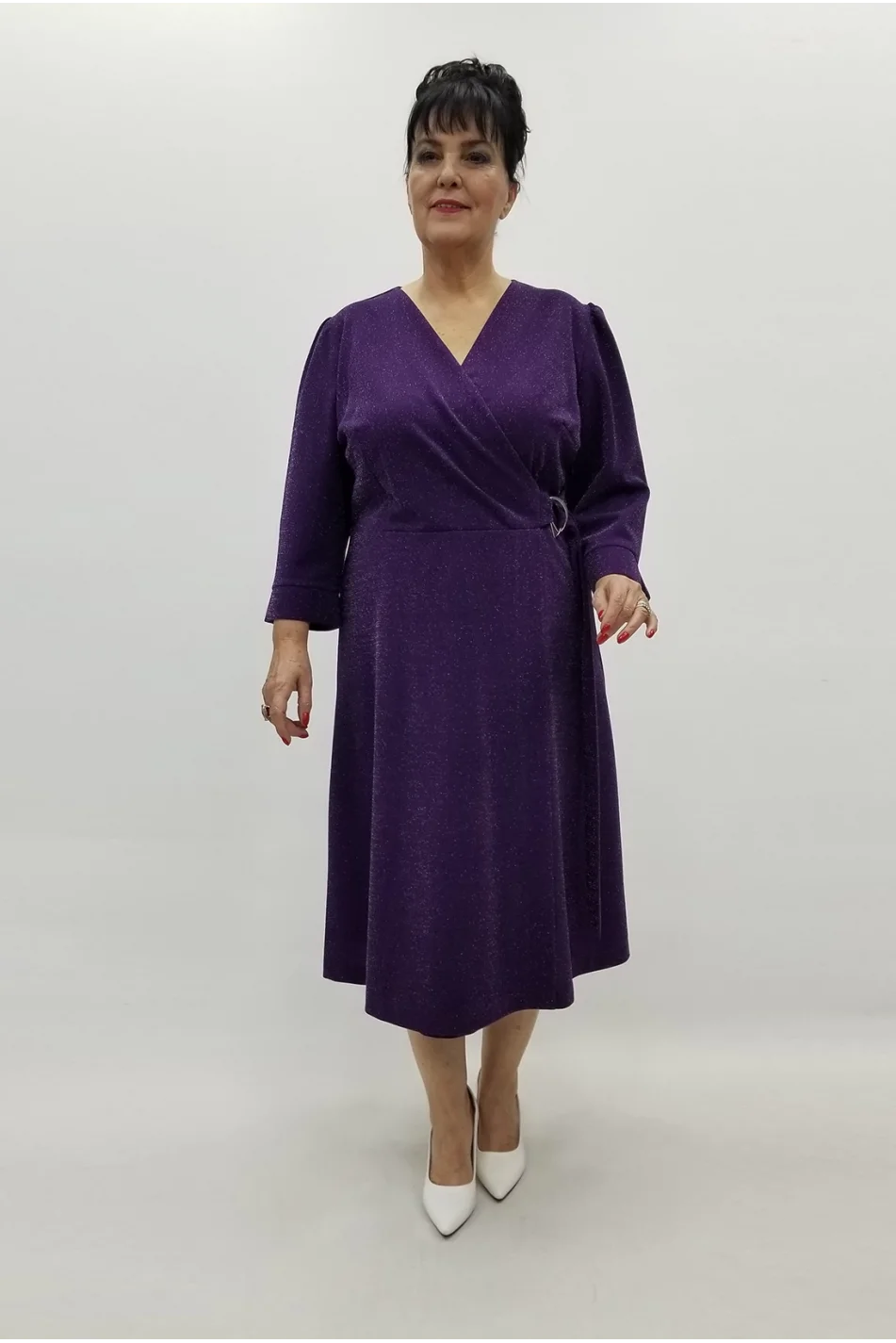 Miraggio Büyük Beden Elbise 99437 MOR