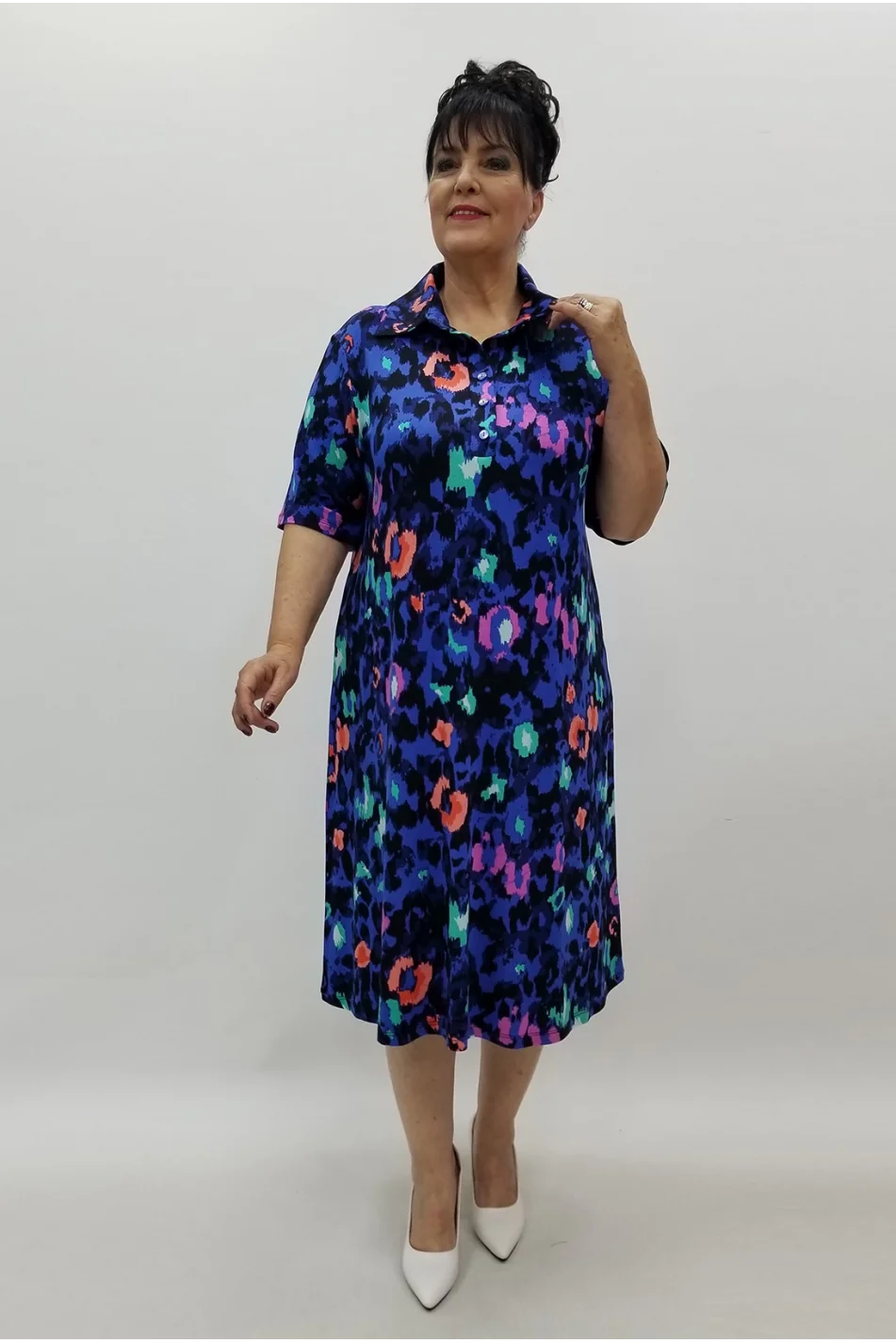 Miraggio Büyük Beden Elbise 99686 SAKS