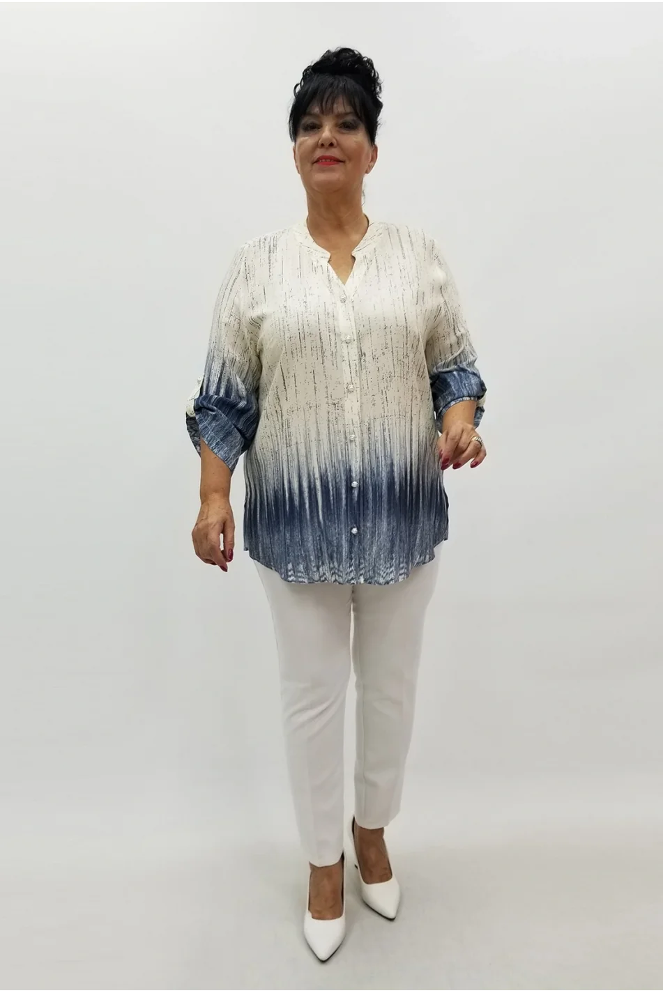 Miraggio Büyük Beden Gömlek 4034 LACİVERT