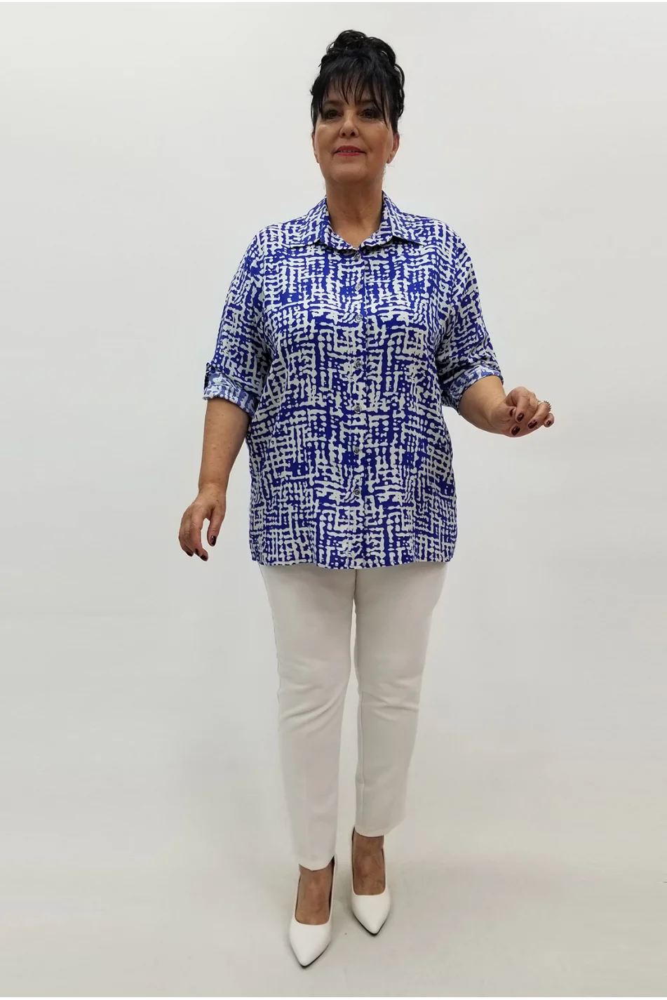 Miraggio Büyük Beden Gömlek 99696 SAKS