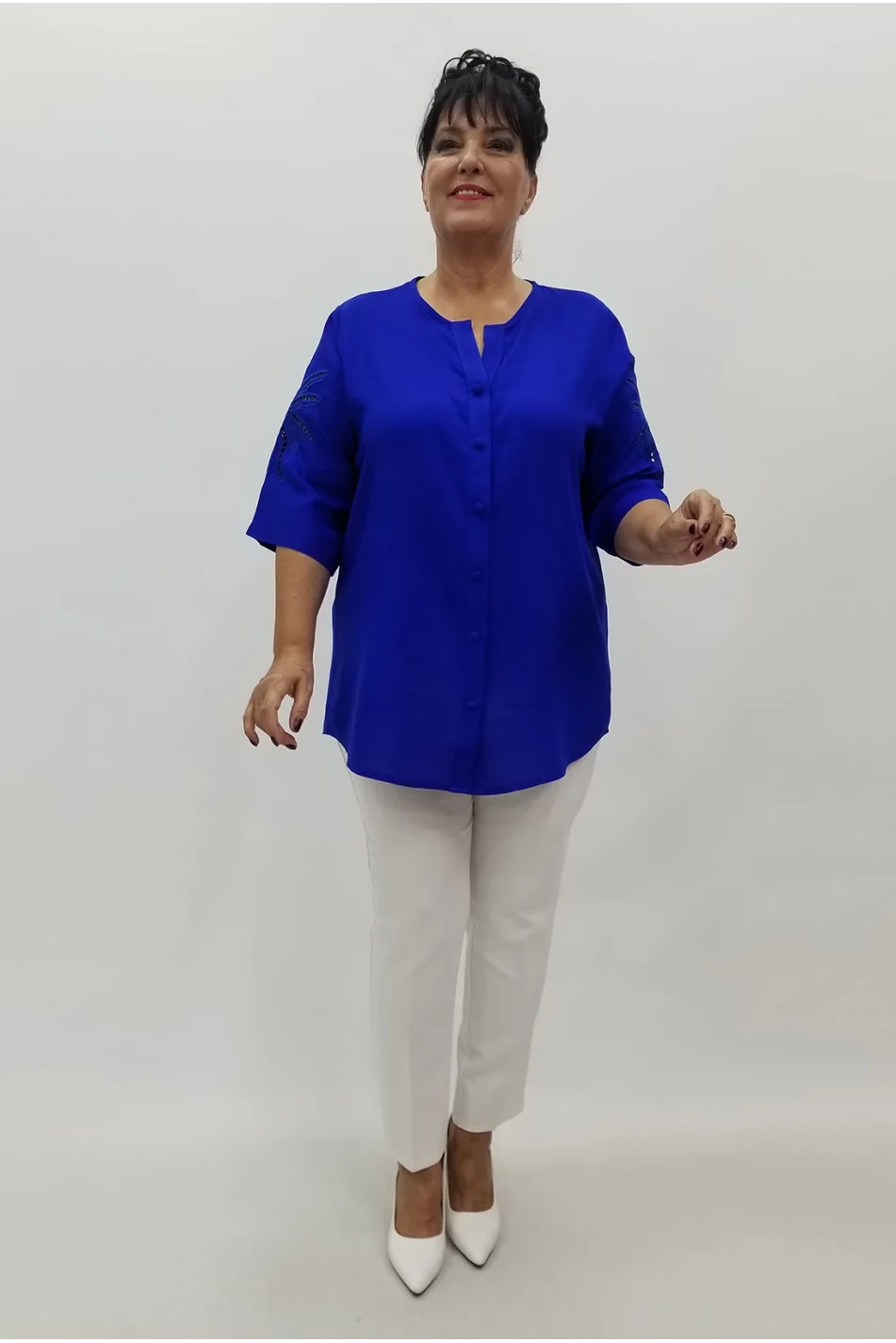 Miraggio Büyük Beden Gömlek 99939 SAKS