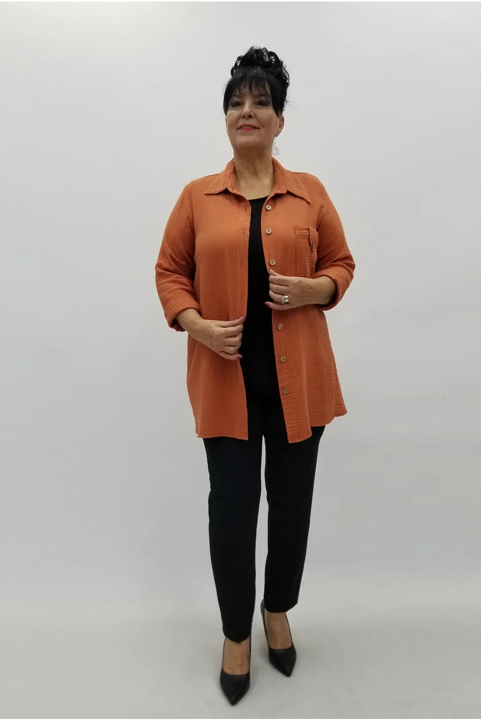 Miraggio Büyük Beden Gömlek 99979 TARÇIN