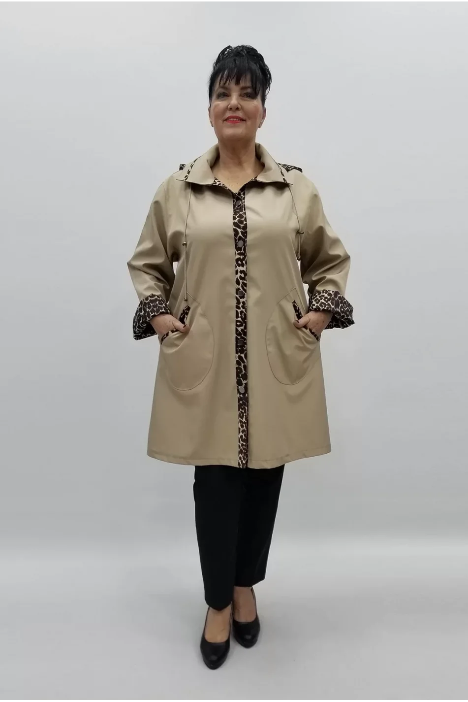 Miraggio Büyük Beden Kaban 4001 BEJ